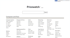 Desktop Screenshot of pricewatch.com
