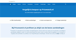 Desktop Screenshot of pricewatch.nl